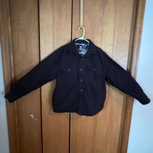 Chaps mens flannel lined buttoned jacket sz XL